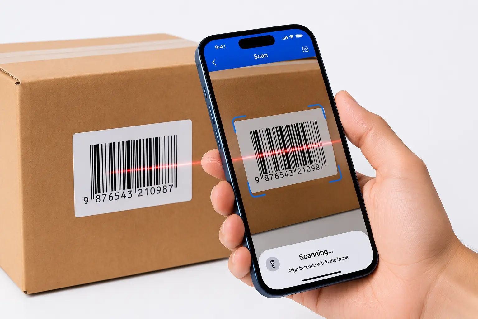 Barcode inventory tracking in BusinessBook Plus