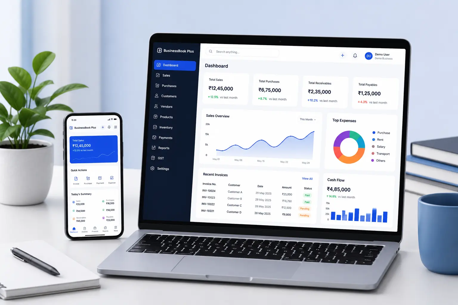 BusinessBook Plus support assistance