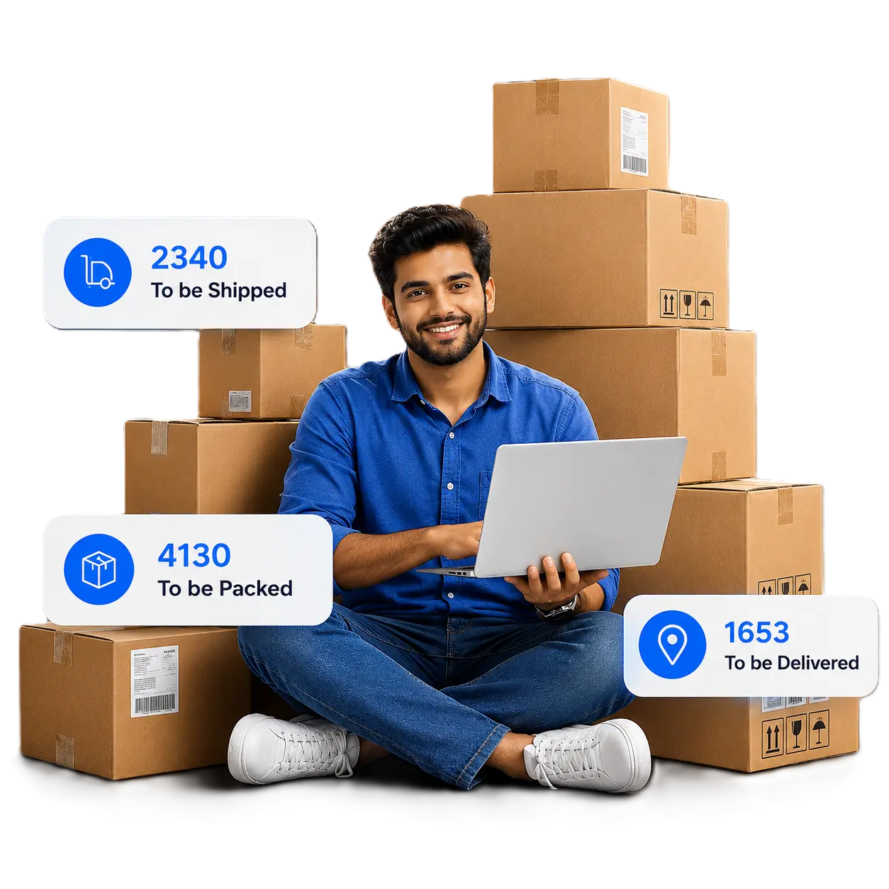 BusinessBook Plus stock and inventory management software dashboard
