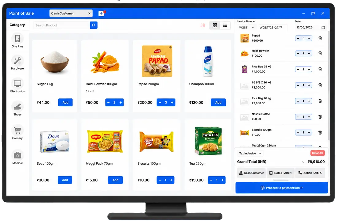 POS billing Software
