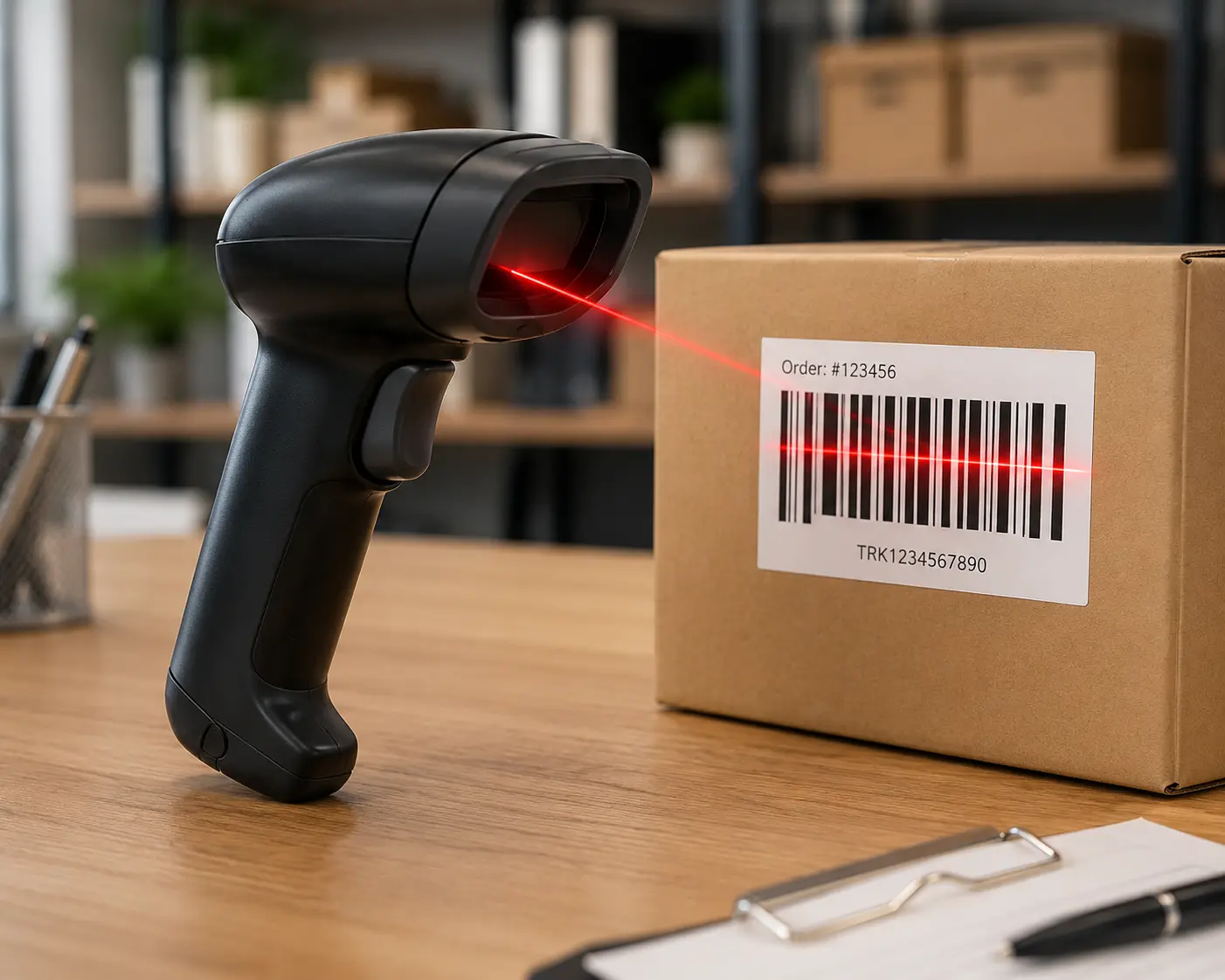 Scan barcodes with BusinessBook Plus